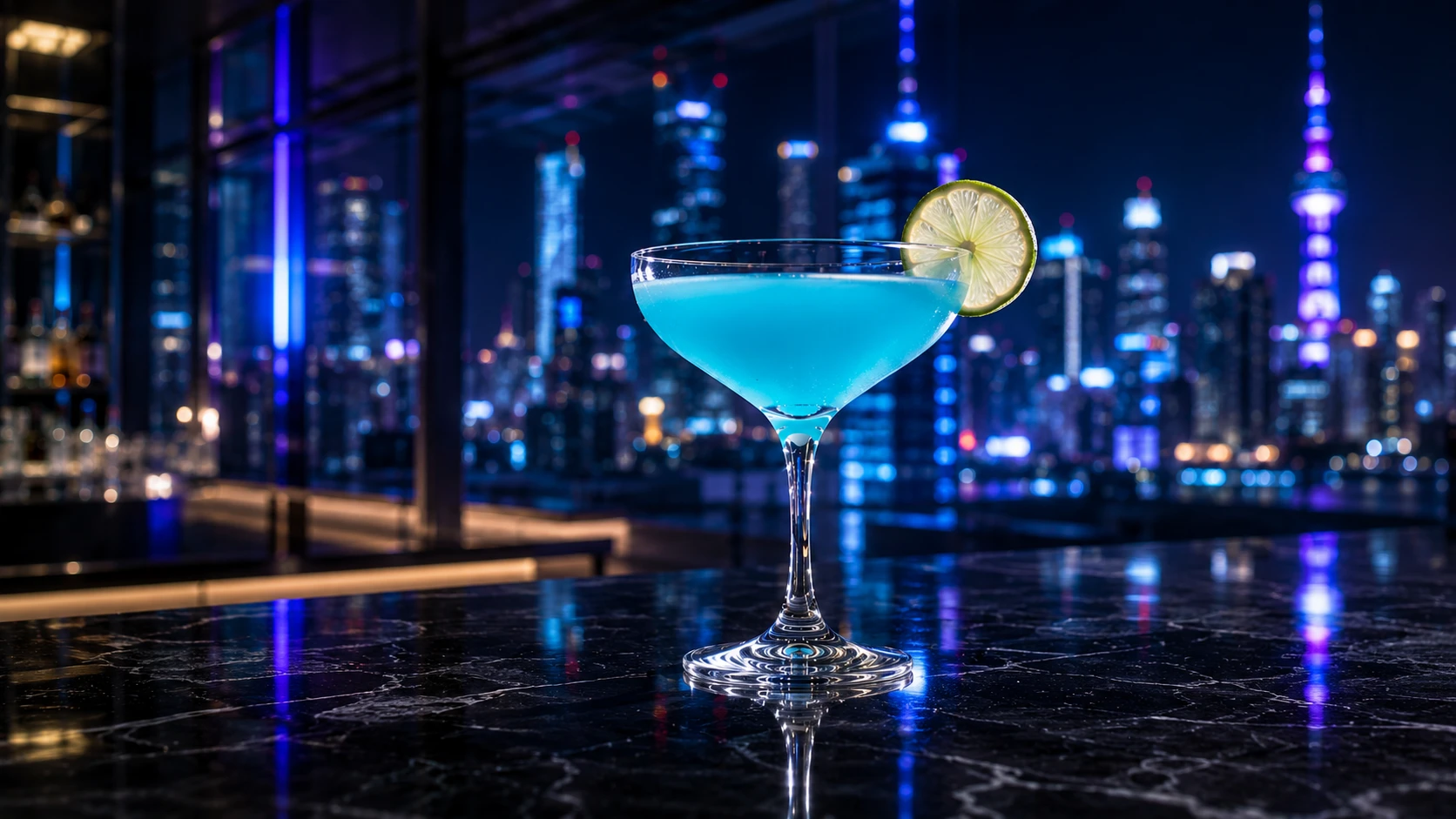 Cocktail Blue Kamikaze