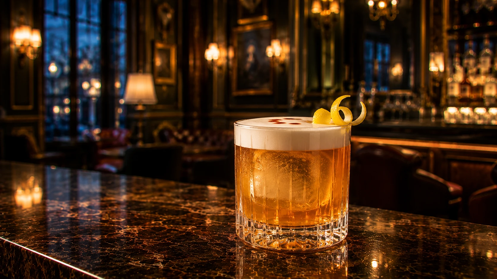 Cocktail Cognac Sour