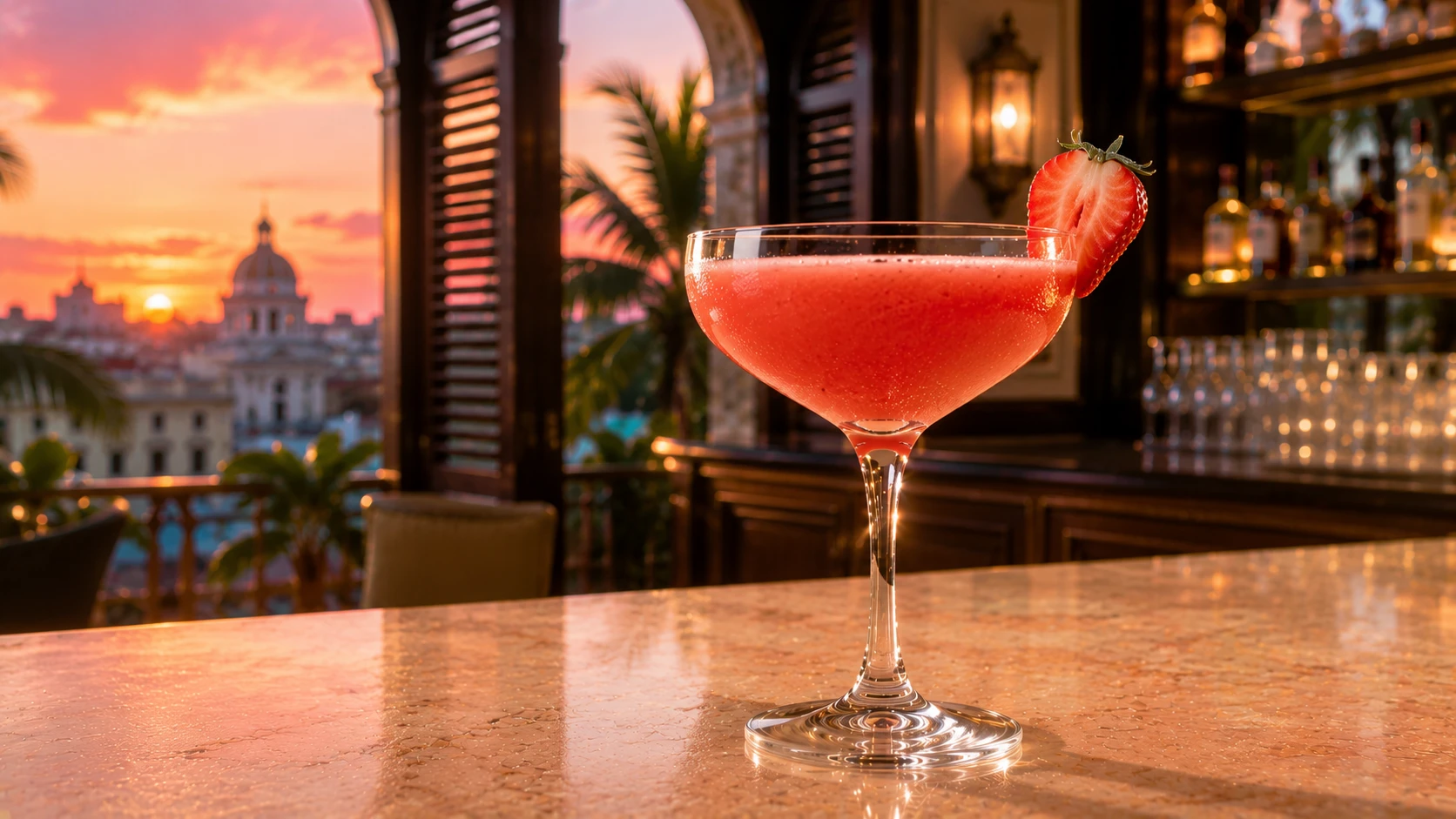 Cocktail Daiquiri alla Fragola