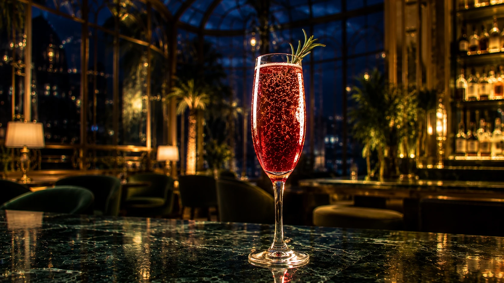 Cocktail Poinsettia