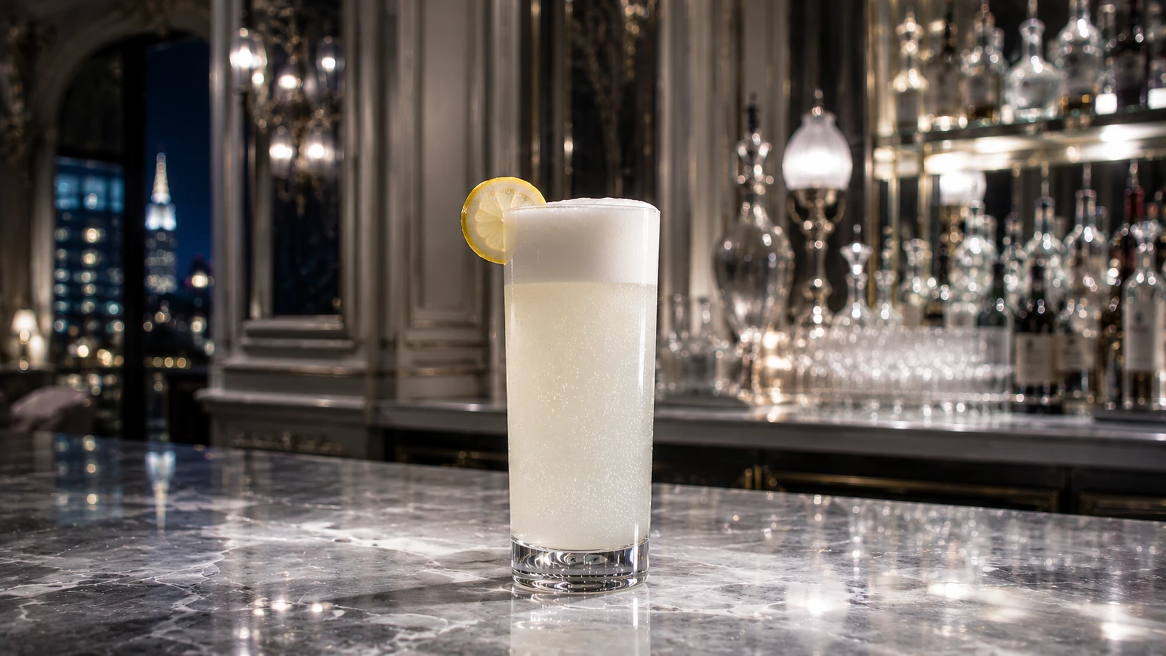 Cocktail Silver Fizz