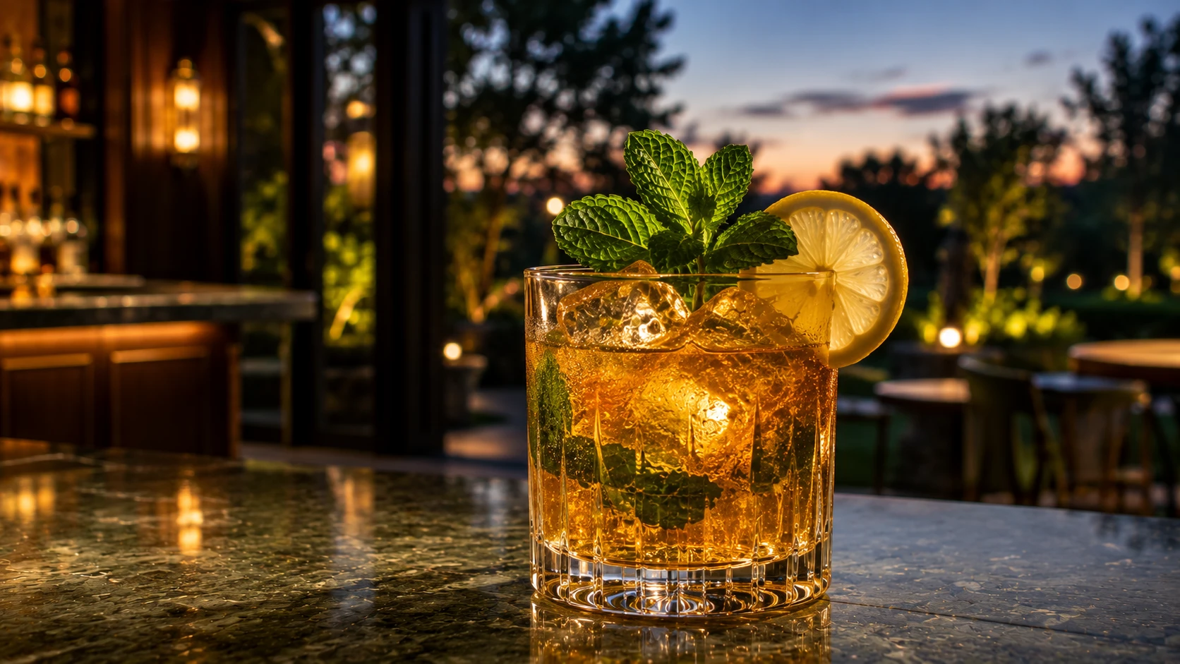 Cocktail Whiskey Smash